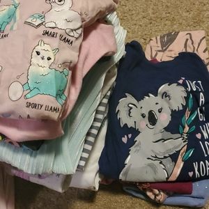 25 girls shirts and 2 dresses
